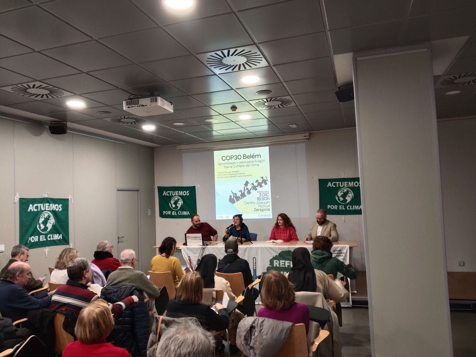 En este momento estás viendo Mesa redonda COP 30: Alianza por la emergencia climática de Aragón