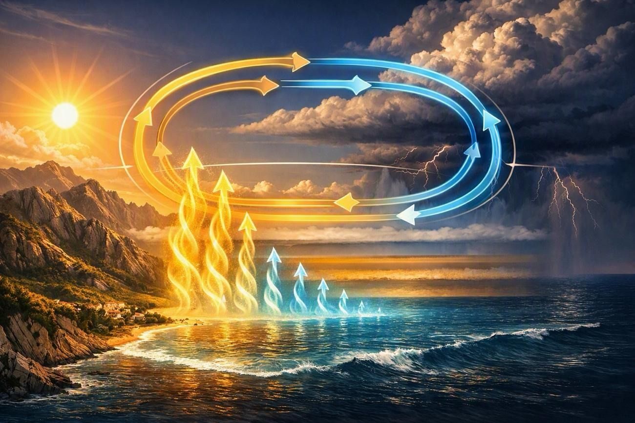 En este momento estás viendo El «condensador» de tormentas: cómo el verano mediterráneo prepara el terreno para la torrencialidad del otoño