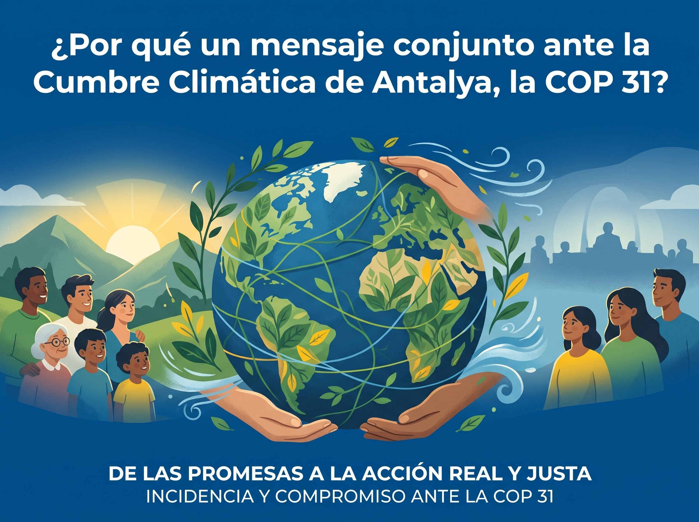 En este momento estás viendo ¿Por qué un mensaje conjunto ante la Cumbre Climática de Antalya, la COP 31?